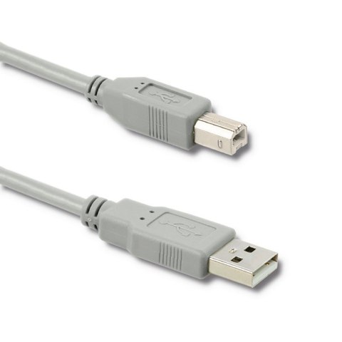 Qoltec Kabel USB 2.0 A męski | B męski | 0.19m Qoltec Kabel USB 2.0 A męski | B męski | 0.19m
