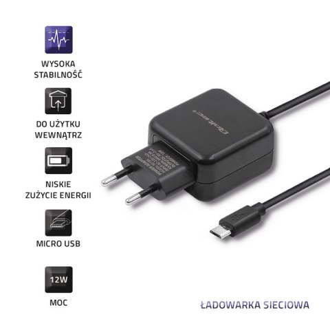 Qoltec Ładowarka sieciowa 12W | 5V | 2.4A | Micro USB Qoltec Ładowarka sieciowa 12W | 5V | 2.4A | Micro USB