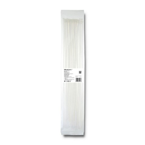 Qoltec Opaska zaciskowa | 4.8*500mm | Nylon UV | Biała Qoltec Opaska zaciskowa | 4.8*500mm | Nylon UV | Biała