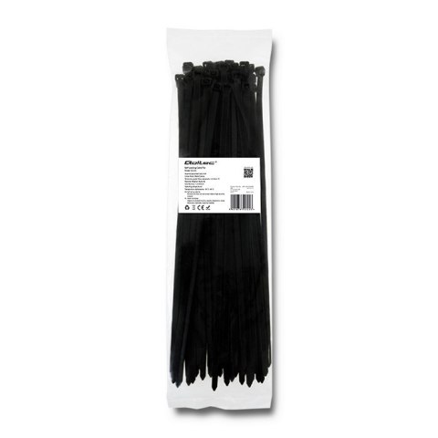 Qoltec Opaska zaciskowa | 7.2*350mm | Nylon UV | Czarna Qoltec Opaska zaciskowa | 7.2*350mm | Nylon UV | Czarna