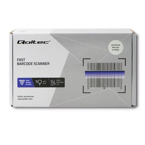 Qoltec Stacjonarny czytnik kodów 1D | 2D | USB Qoltec Stacjonarny czytnik kodów 1D | 2D | USB