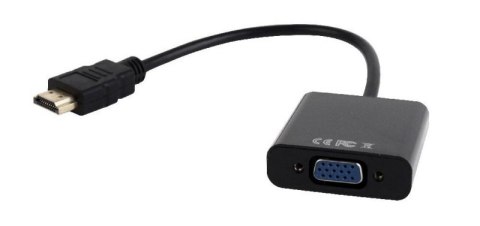 GEMBIRD HDMI - VGA + Audio Czarny HDMI (wyjście) - VGA (wejście) + Audio A-HDMI-VGA-03 GEMBIRD HDMI - VGA + Audio Czarny HDMI (wyjście) - VGA (wejście) + Audio A-HDMI-VGA-03