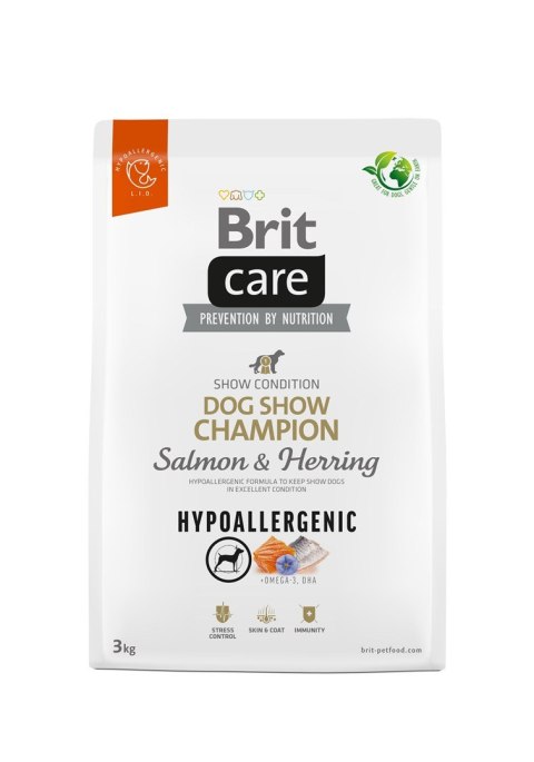 Brit Care Dog Hypoallergenic Dog Show Champion 3kg Brit Care Dog Hypoallergenic Dog Show Champion 3kg