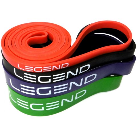 Taśma treningowa Power Band opór 12-30 kg 2,2 cm czarna Legend