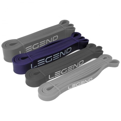 Taśma treningowa Power Band opór 16-39 kg 3,2 cm fioletowa Legend