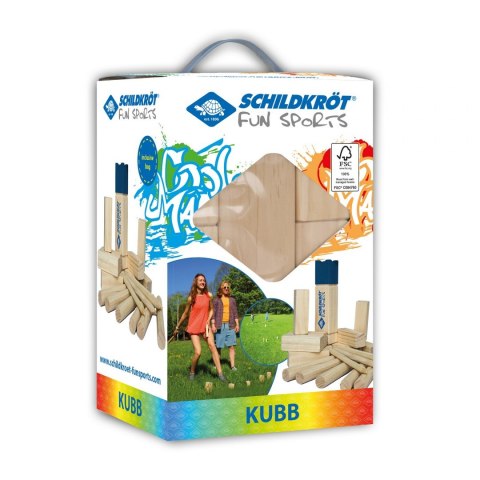 Gra Kubb Szachy Skandynawskie Wikingów SCHILDKROT Gra Kubb Szachy Skandynawskie Wikingów SCHILDKROT