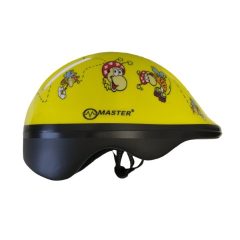 Kask Rowerowy Żółty MASTER Flip S Kask Rowerowy Żółty MASTER Flip S