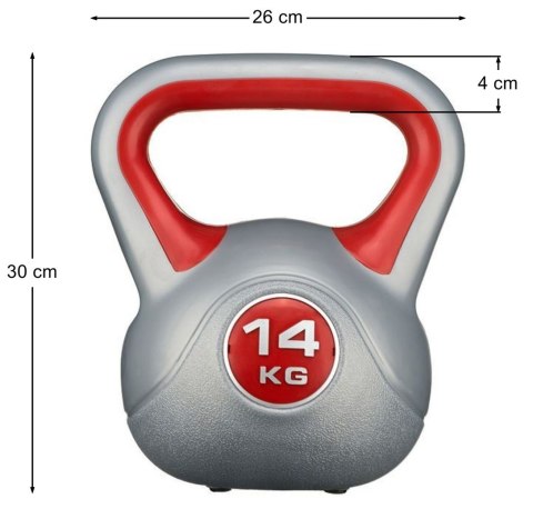 Kettlebell Winylowy Hantla 14 kg Kettlebell Winylowy Hantla 14 kg