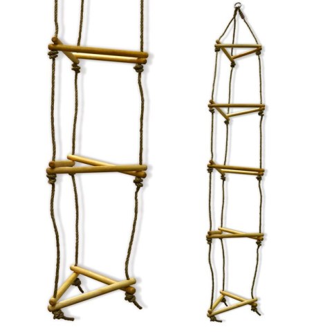 Ogrodowa Drewniana Drabinka Huśtawka MASTER Ogrodowa Drewniana Drabinka Huśtawka MASTER