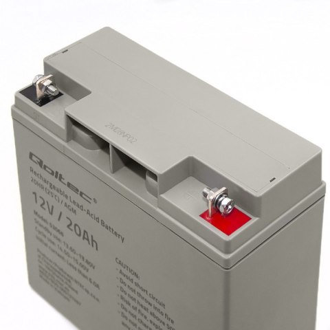 Qoltec Akumulator AGM | 12V | 20Ah | max. 300A Qoltec Akumulator AGM | 12V | 20Ah | max. 300A