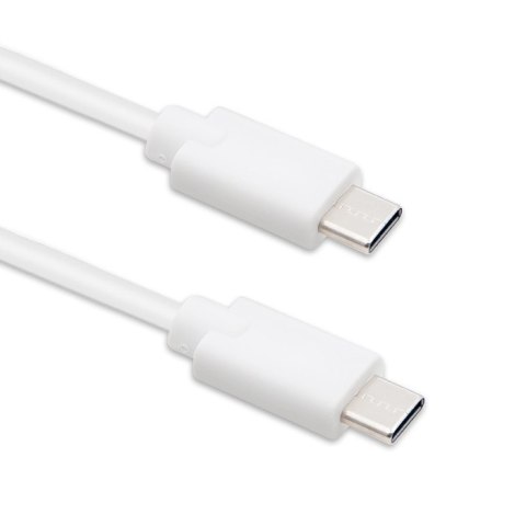 Qoltec Kabel USB 2.0 typ C męski | USB 2.0 typ C męski | 2m | Biały Qoltec Kabel USB 2.0 typ C męski | USB 2.0 typ C męski | 2m | Biały