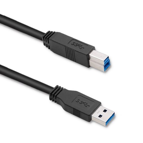 Qoltec Kabel USB 3.0 A Męski / USB B Męski | do drukarki | 1.8m Qoltec Kabel USB 3.0 A Męski / USB B Męski | do drukarki | 1.8m