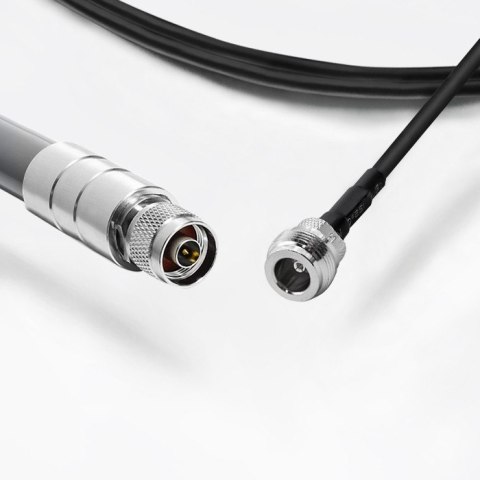 Qoltec Kabel koncentryczny RG58 | N Żeński | RP-SMA Męski | 1m Qoltec Kabel koncentryczny RG58 | N Żeński | RP-SMA Męski | 1m