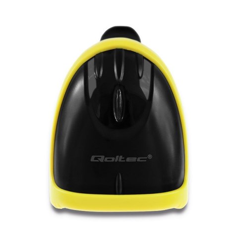 Qoltec Laserowy czytnik kodów 1D| 2D | USB | Czarny