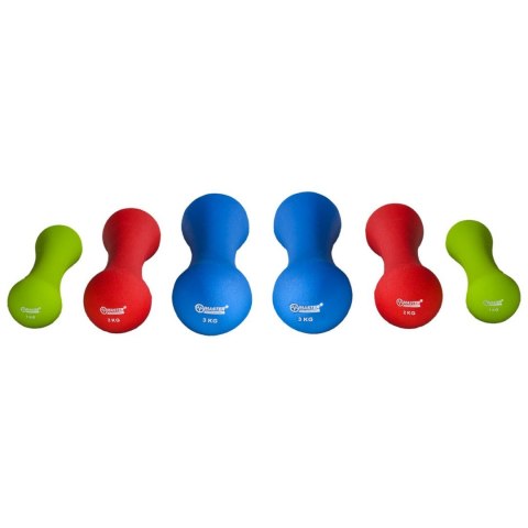 Zestaw Hantli do Fitnessu MASTER 12 kg Zestaw Hantli do Fitnessu MASTER 12 kg