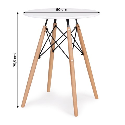 Stół stolik nowoczesny do jadalni salonu kuchni 60cm Stół stolik nowoczesny do jadalni salonu kuchni 60cm
