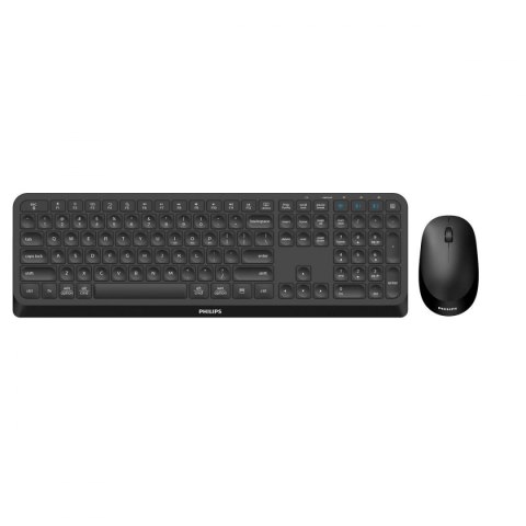 Zestaw bezprzewodowy klawiatura i mysz PHILIPS SPT6407B/00 czarny Zestaw bezprzewodowy klawiatura i mysz PHILIPS SPT6407B/00 czarny
