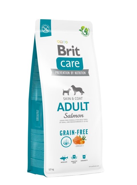 Brit Care Dog Grain-Free Adult Salmon 12kg Brit Care Dog Grain-Free Adult Salmon 12kg