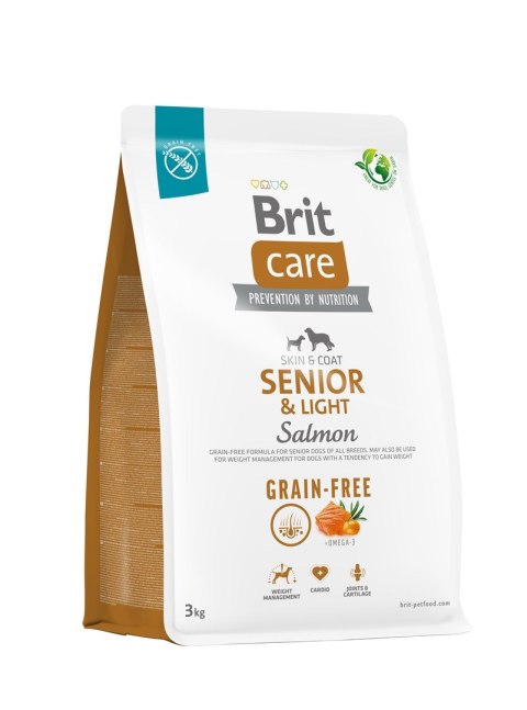 Brit Care Dog Grain-Free Senior&Light Salmon 3kg Brit Care Dog Grain-Free Senior&Light Salmon 3kg