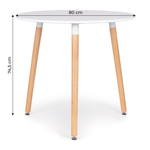 Stół stolik nowoczesny drewniany do salonu kuchni 80cm Stół stolik nowoczesny drewniany do salonu kuchni 80cm