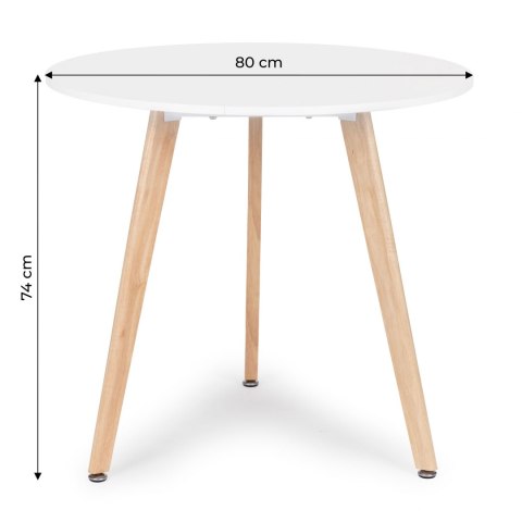 Stół stolik nowoczesny drewniany do salonu kuchni 80cm Stół stolik nowoczesny drewniany do salonu kuchni 80cm
