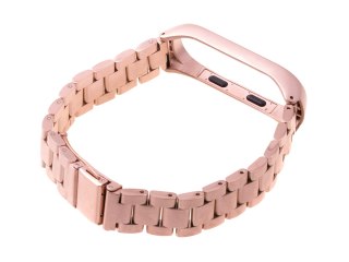 Bransoletka pasek Xiaomi Mi Band 3/ Xiaomi Mi Band 4 - rose gold
