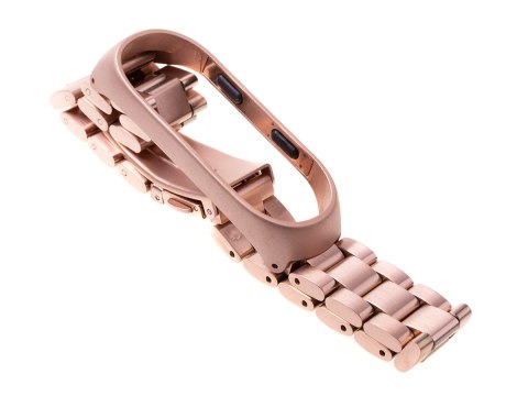 Bransoletka pasek Xiaomi Mi Band 3/ Xiaomi Mi Band 4 - rose gold