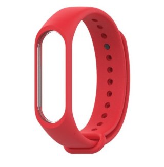 Silikonowy pasek do Xiaomi Mi Band 3/ Xiaomi Mi Band 4 - czerwony