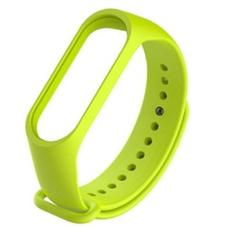 Silikonowy pasek do Xiaomi Mi Band 3/ Xiaomi Mi Band 4 - limonkowy