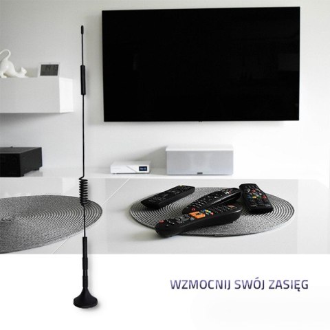 Qoltec Antena 4G LTE dookólna DUAL | 7dBi | Wewnętrzno-zewnętrzna Qoltec Antena 4G LTE dookólna DUAL | 7dBi | Wewnętrzno-zewnętrzna