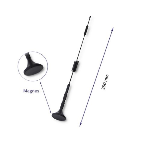 Qoltec Antena 4G LTE dookólna DUAL | 7dBi | Wewnętrzno-zewnętrzna Qoltec Antena 4G LTE dookólna DUAL | 7dBi | Wewnętrzno-zewnętrzna