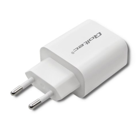 Qoltec Ładowarka sieciowa 18W | 5-12V | 1.5-3A | USB typ C PD | USB QC 3.0 | Biała Qoltec Ładowarka sieciowa 18W | 5-12V | 1.5-3A | USB typ C PD | USB QC 3.0 | Biała