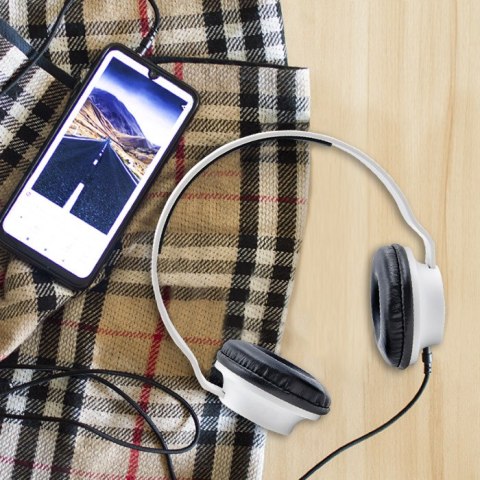 Qoltec Słuchawki bezprzewodowe Loud Wave z mikrofonem | BT 5.0 JL| Białe Qoltec Słuchawki bezprzewodowe Loud Wave z mikrofonem | BT 5.0 JL| Białe