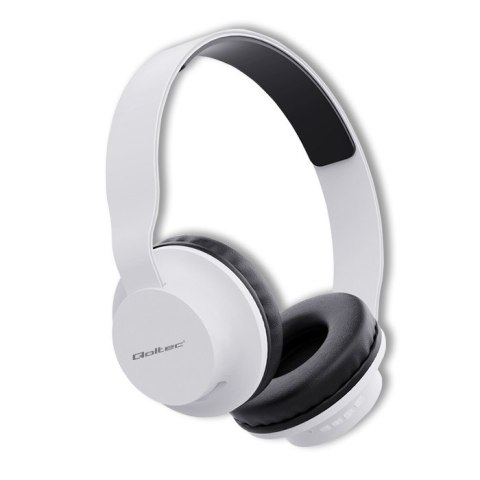 Qoltec Słuchawki bezprzewodowe Loud Wave z mikrofonem | BT 5.0 JL| Białe Qoltec Słuchawki bezprzewodowe Loud Wave z mikrofonem | BT 5.0 JL| Białe