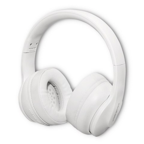 Qoltec Słuchawki bezprzewodowe Soundmasters z mikrofonem | BT 5.0 AB| Białe Qoltec Słuchawki bezprzewodowe Soundmasters z mikrofonem | BT 5.0 AB| Białe