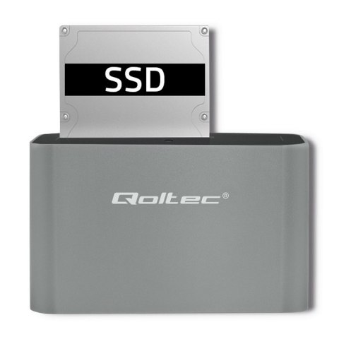 Qoltec Stacja dokująca dysków HDD/SSD | 2.5"/3.5" SATA | USB 3.0 Qoltec Stacja dokująca dysków HDD/SSD | 2.5"/3.5" SATA | USB 3.0