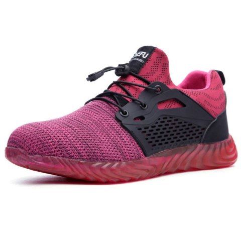 Buty BHP robocze "41" / 26,4 cm - różowe