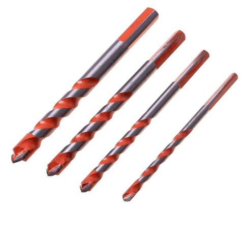 Zestaw wierteł uniwersalnych 4 szt. 6 - 12 mm