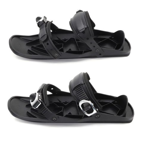 Buty narciarskie mini Krótkie narty - czarne