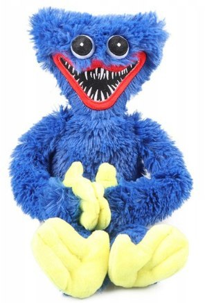Huggy Wuggy Poppy Playtime Pluszowa zabawka - niebieska