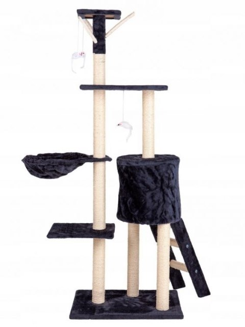 Drapak dla kota domek drzewo legowisko 138cm xl Szary Drapak dla kota domek drzewo legowisko 138cm xl Szary