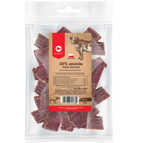 MACED 100% Natura mięso wołowe 500 G MACED 100% Natura mięso wołowe 500 G