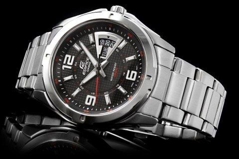 Zegarek Męski CASIO EDIFICE DRAGTON 10 BAR do Pływania EF-129D-1AVEF Zegarek Męski CASIO EDIFICE DRAGTON 10 BAR do Pływania EF-129D-1AVEF