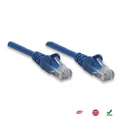 PatchCord 100% miedź Intellinet Cat.5e UTP, 15m, niebieski PatchCord 100% miedź Intellinet Cat.5e UTP, 15m, niebieski