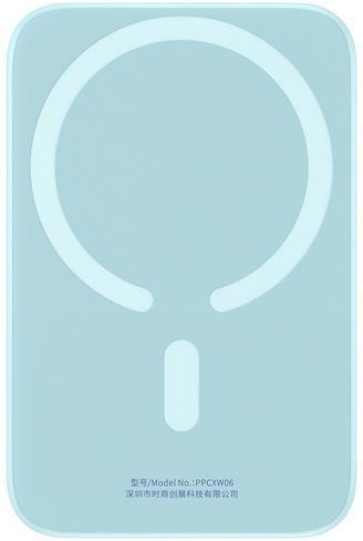 Baseus Magnetic Mini | Power Bank 6000mAh 20W z ładowaniem bezprzewodowym MagSafe BLUE Baseus Magnetic Mini | Power Bank 6000mAh 20W z ładowaniem bezprzewodowym MagSafe BLUE