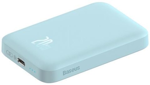 Baseus Magnetic Mini | Power Bank 6000mAh 20W z ładowaniem bezprzewodowym MagSafe BLUE Baseus Magnetic Mini | Power Bank 6000mAh 20W z ładowaniem bezprzewodowym MagSafe BLUE
