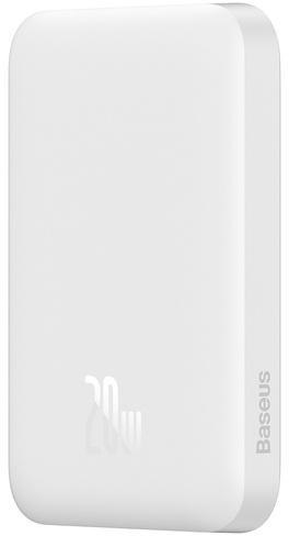 Baseus Magnetic Mini | Power Bank 6000mAh 20W z ładowaniem bezprzewodowym MagSafe WHITE Baseus Magnetic Mini | Power Bank 6000mAh 20W z ładowaniem bezprzewodowym MagSafe WHITE