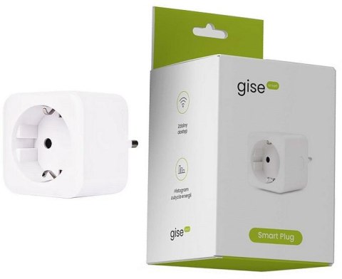 GISE SMART Plug Sterowane gniazdko WiFI Tuya GISE SMART Plug Sterowane gniazdko WiFI Tuya