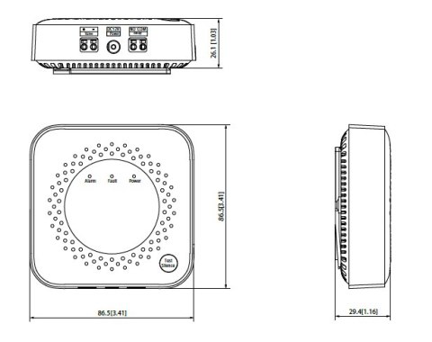 Detektor gazu LPG WISUALARM by Dahua HY-GB40A (propan-butan) Detektor gazu LPG WISUALARM by Dahua HY-GB40A (propan-butan)