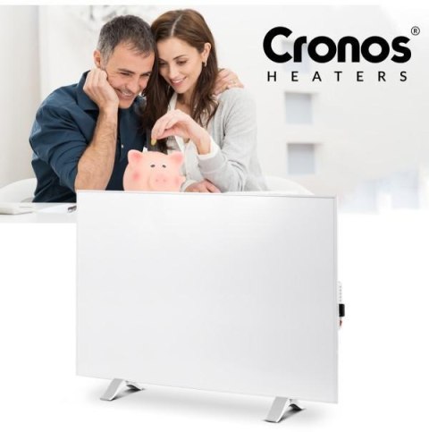 Panel grzewczy IR CRONOS Synthelith PRO CRP-600TWP TUYA silver